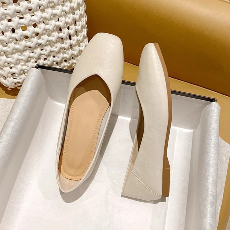Damen Ballerinas Elegant Bequem Schnitt
