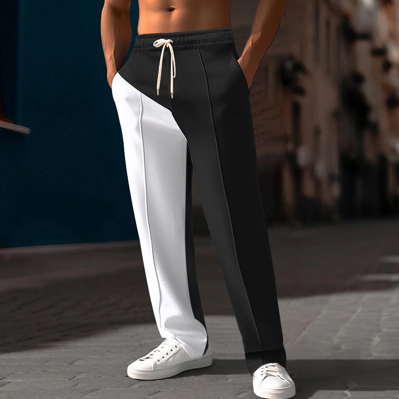 Herren Sport Hose Freizeit Modern Kontrast Farben