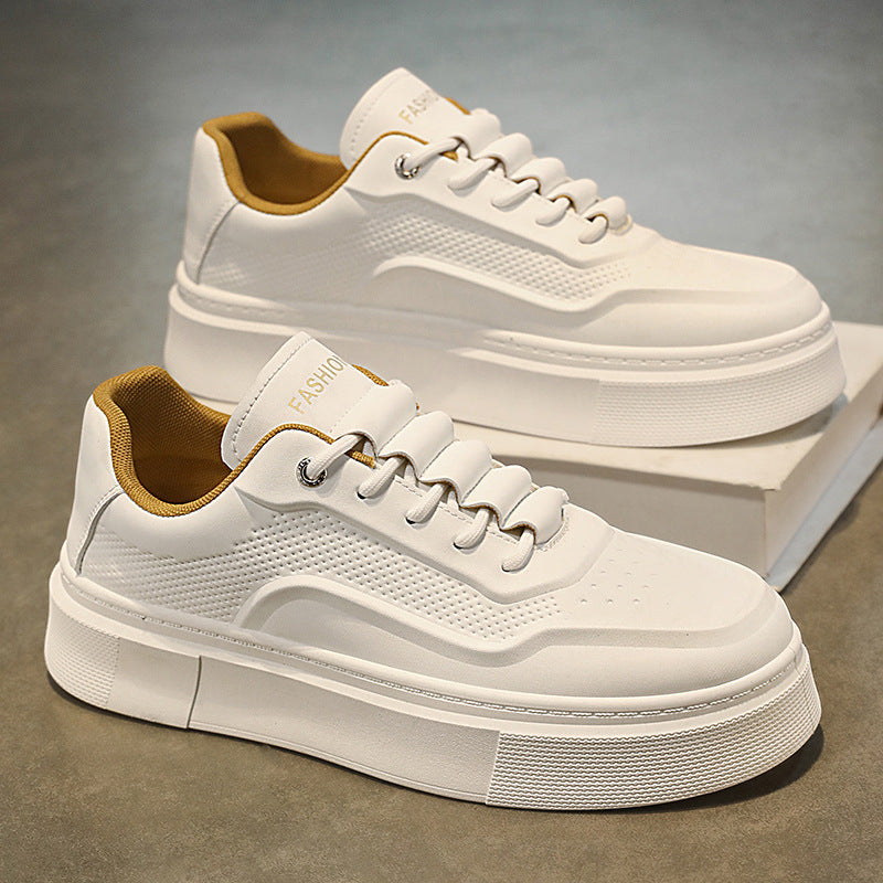 Damen Sneaker Atmungsaktiv Trendig Weiße Sohle