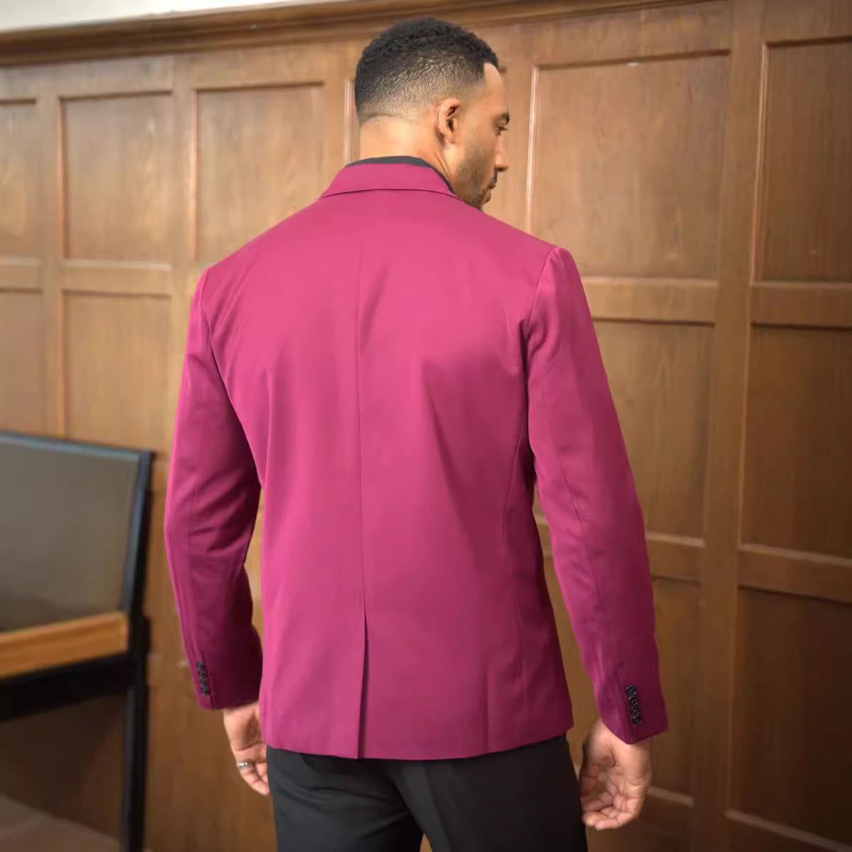 Herren Sakko Moderner Schnitt Elegant Slim Fit