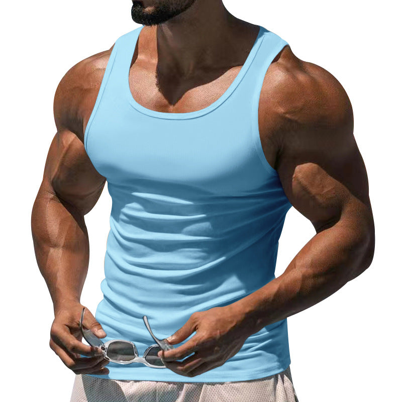 Herren Sport Tanktop atmungsaktiv Feuchtigkeitsregulierend Slim Fit