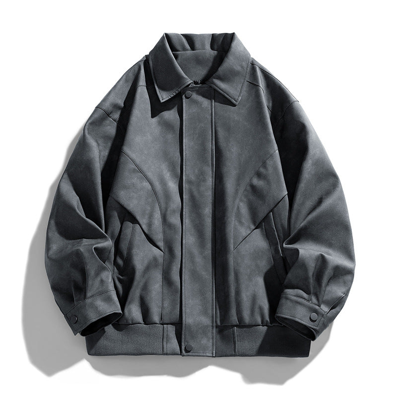 Herren Oversize Jacke Bequem Modern