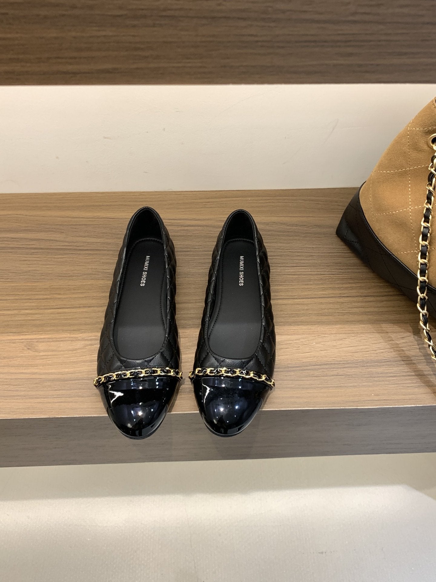 Damen Ballerinas Elegante Mary Jane Schuhe Mit Riemchen Komfortabel