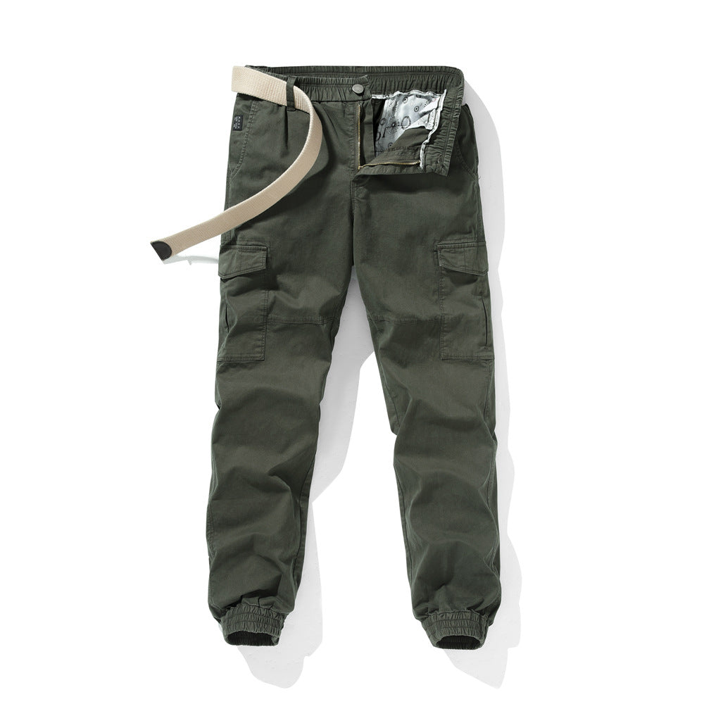 Herren Cargo-Hose Elastisch Verstellbar Bequem