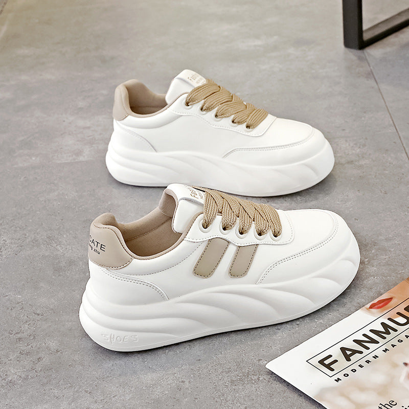 Damen Sneaker Plateau Komfort Schuhe Modern Atmungsaktiv
