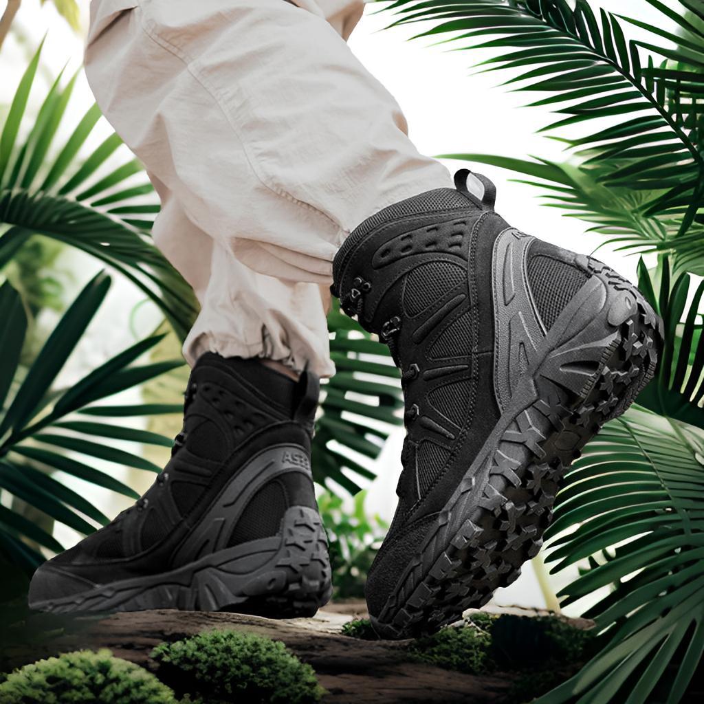 Herren Outdoor-Stiefel Wasserdicht Rutschfest Atmungsaktiv