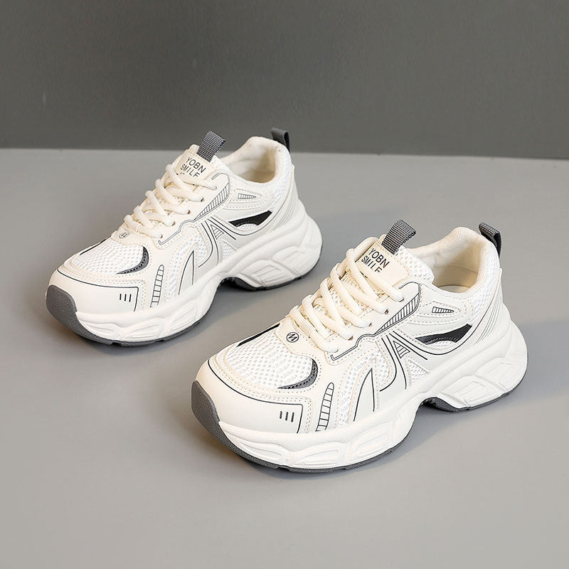 Damen Sneaker Sportlich Atmungsaktiv Trend