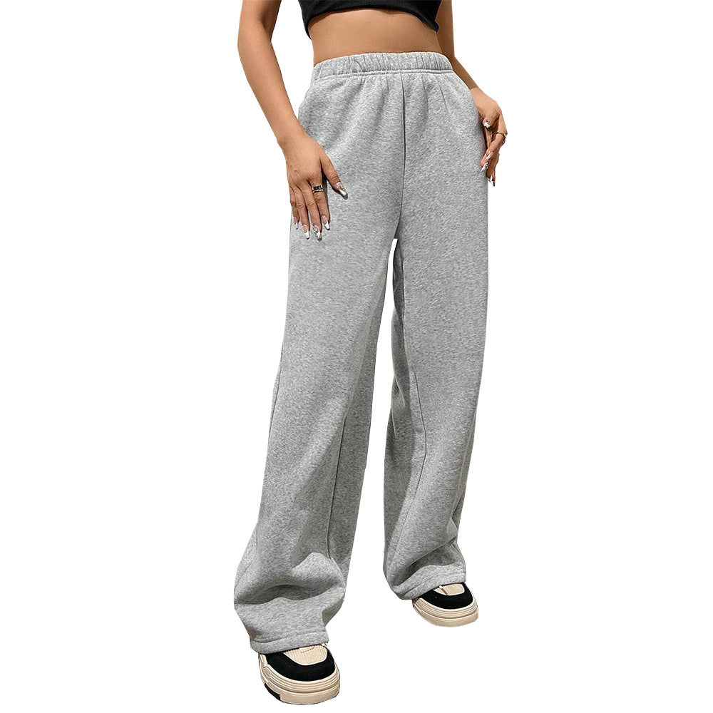 Damen Hose Freizeit Weite Komfortable Sweat Hose Bequem