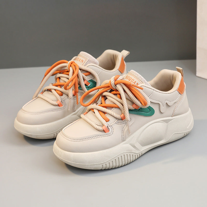 Damen Sport Sneaker Laufschuhe mit Schnürsenkeln Bequem
