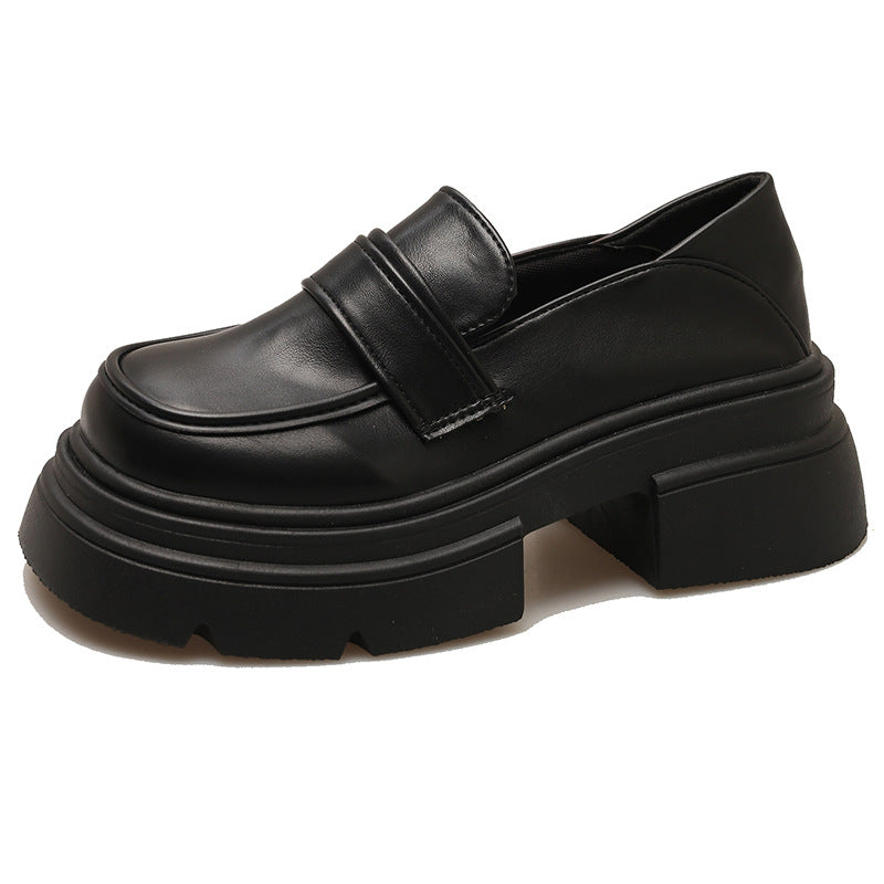 Damen Plateau-Schuhe Leder Hochzeitsschuhe Elegant Robust