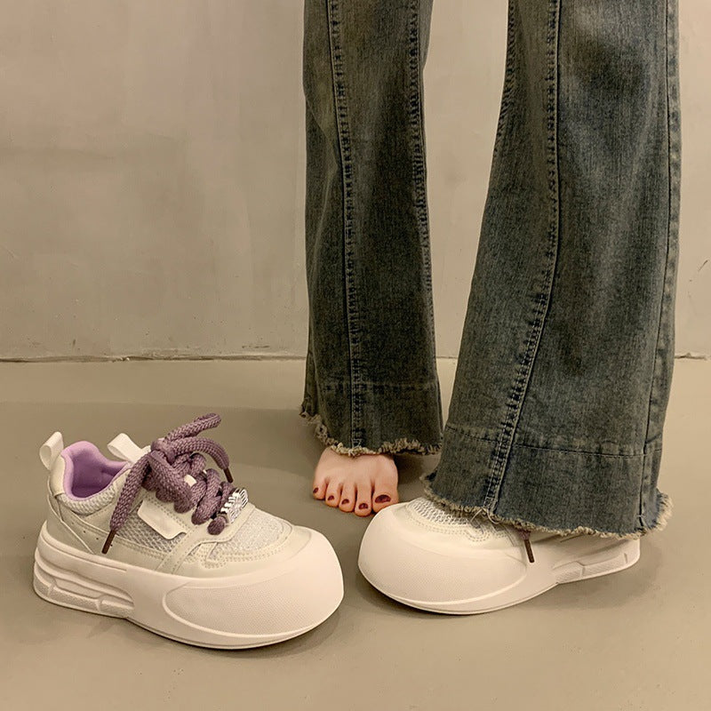 Damen Sneaker Leicht Modisch Komfort Sohle