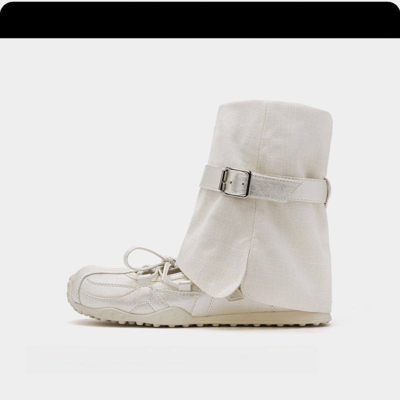 Damen Stiefel Modisch Rutschfest Verstellbar