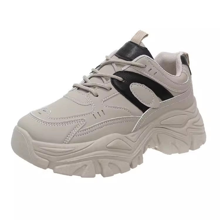 Damen Sneaker Sportlich Chunky Stabile Sohle