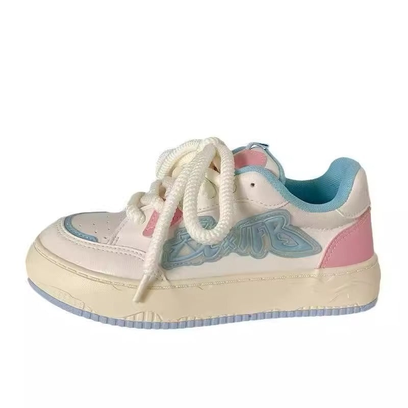 Damen Sneaker Sportlich Dicksohlige Modische Schuhe
