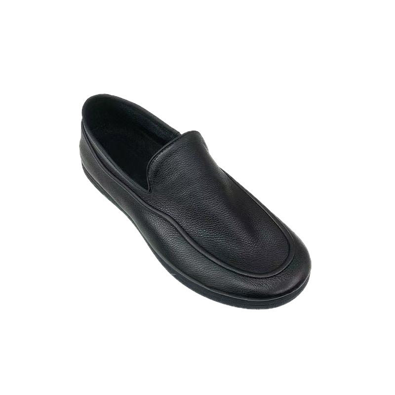 Damen Leder Slipper Elegantes Design Komfort Innensohle