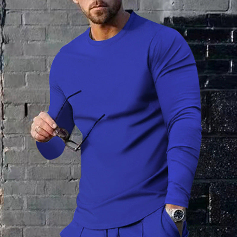 Herren Langarmshirt Modern Atmungsaktiv Bequem