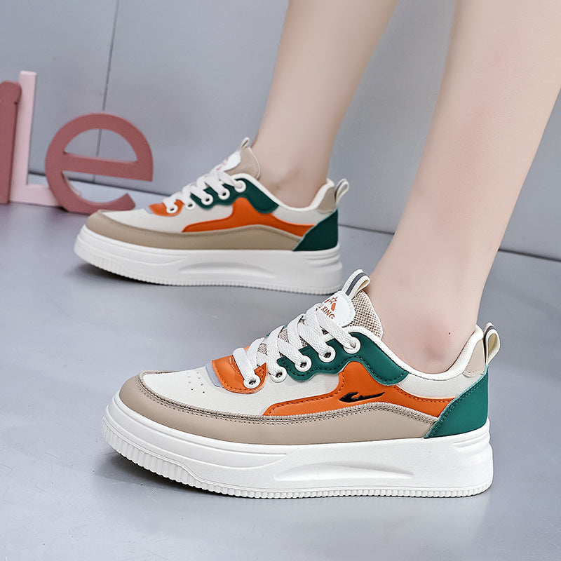 Damen Sneaker Plateau Schuhe atmungsaktiv Modisch