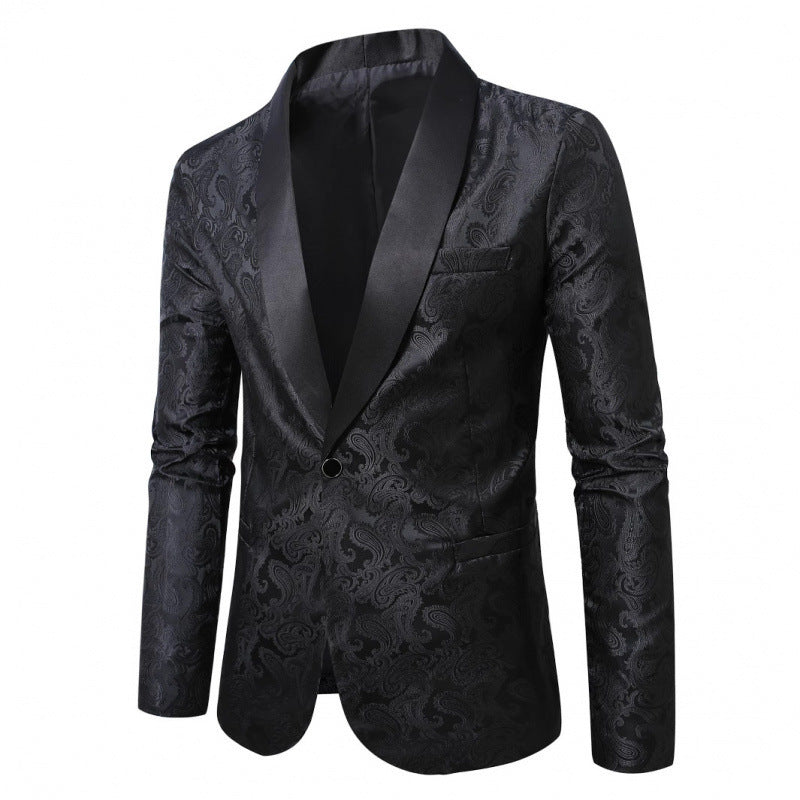 Herren Smokingsanzug Blazer Elegant Paisley Muster