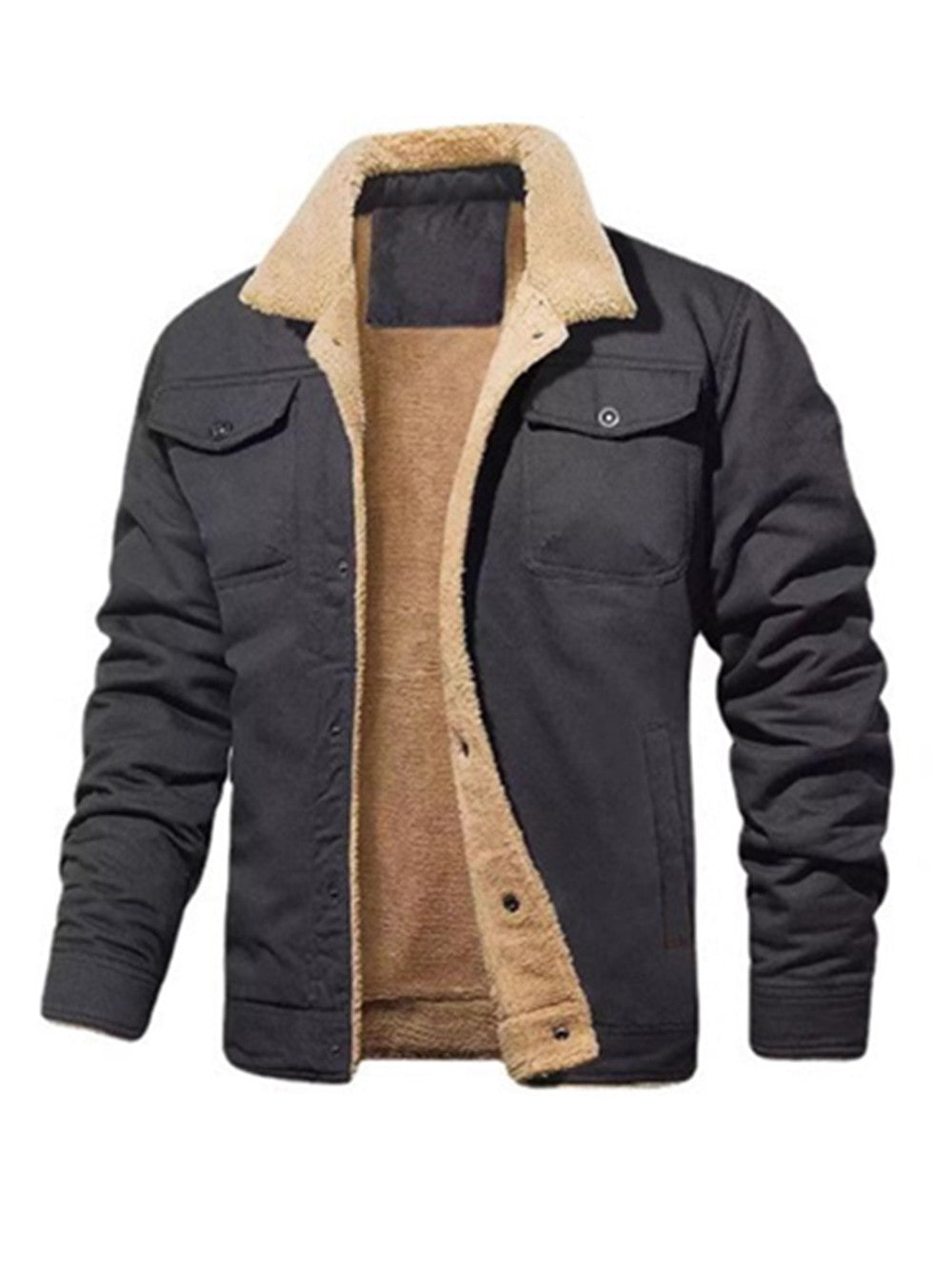 Winterfeste Jacke mit warmem Innenfutter BerlinGlamour.