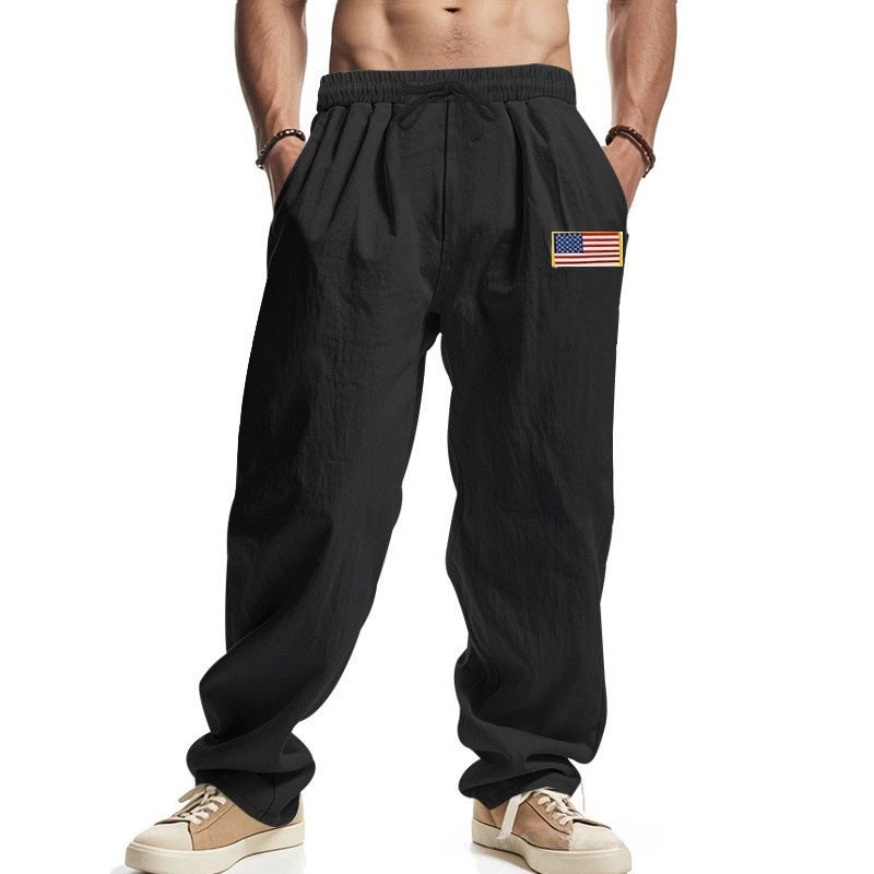 Bequeme Herren Fitnesshose Sportliche Lockere Hose