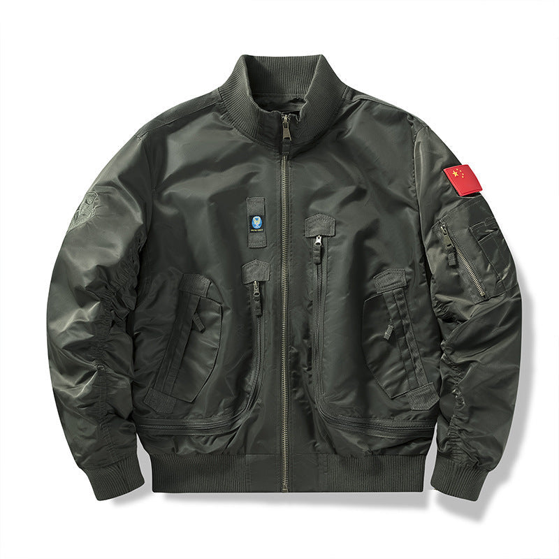 Herren Bomberjacke Technisch Funktionell Wasserabweisend