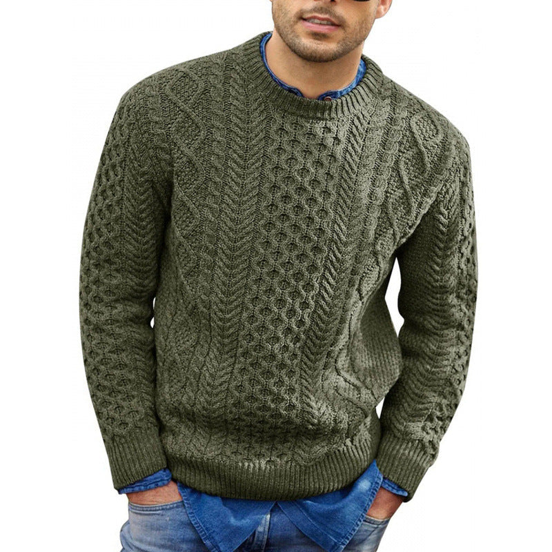 Herren Strickpullover Rundhals Frühling Bequem