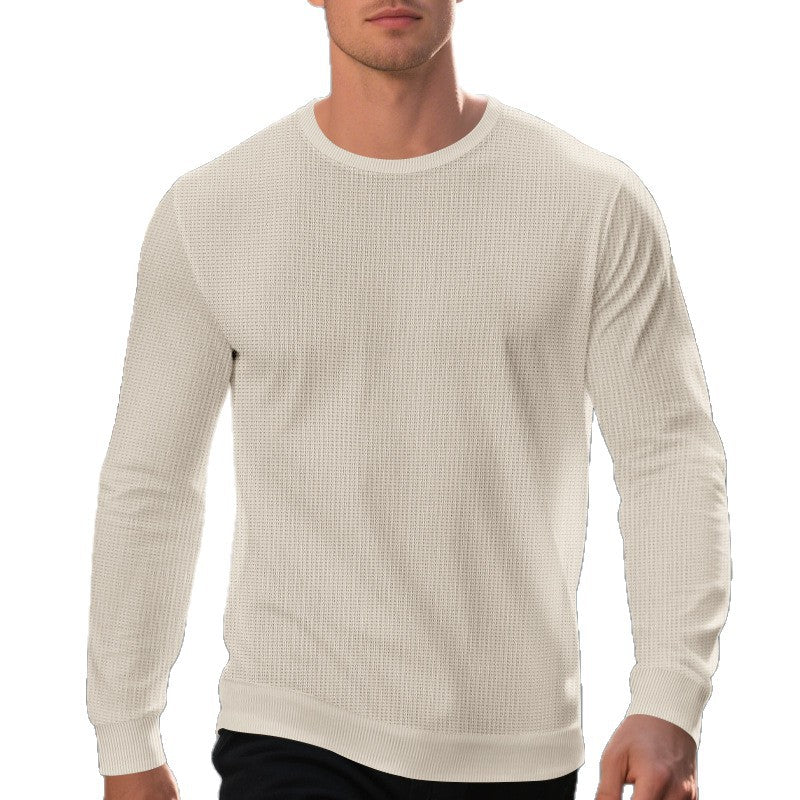 Herren Pullover Langarm Atmungsaktiv Modern