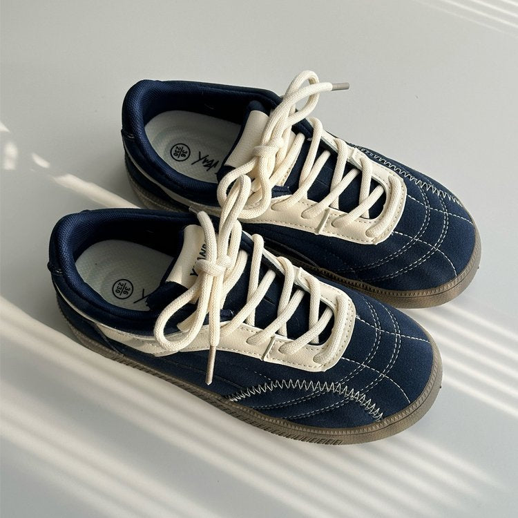 Damen Sneaker Sportlich Bequem Geprägt