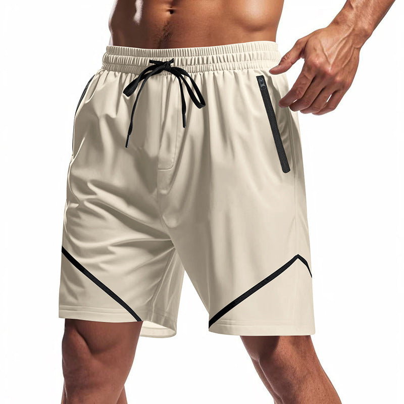 Laufshorts Herren Sport Shorts elastisch mit Taschen