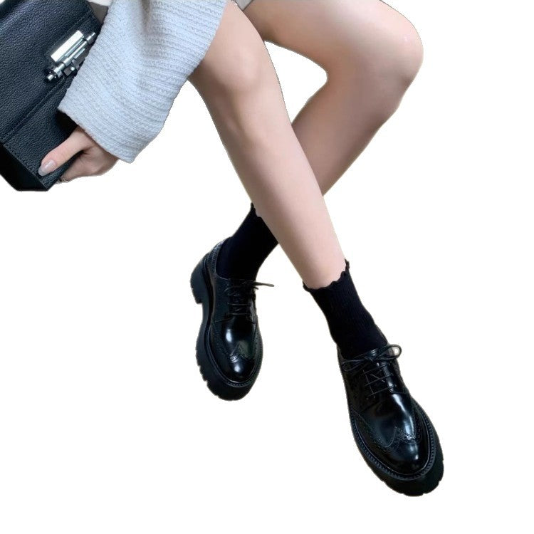 Damen Schnürschuhe Robust Elegant Mode