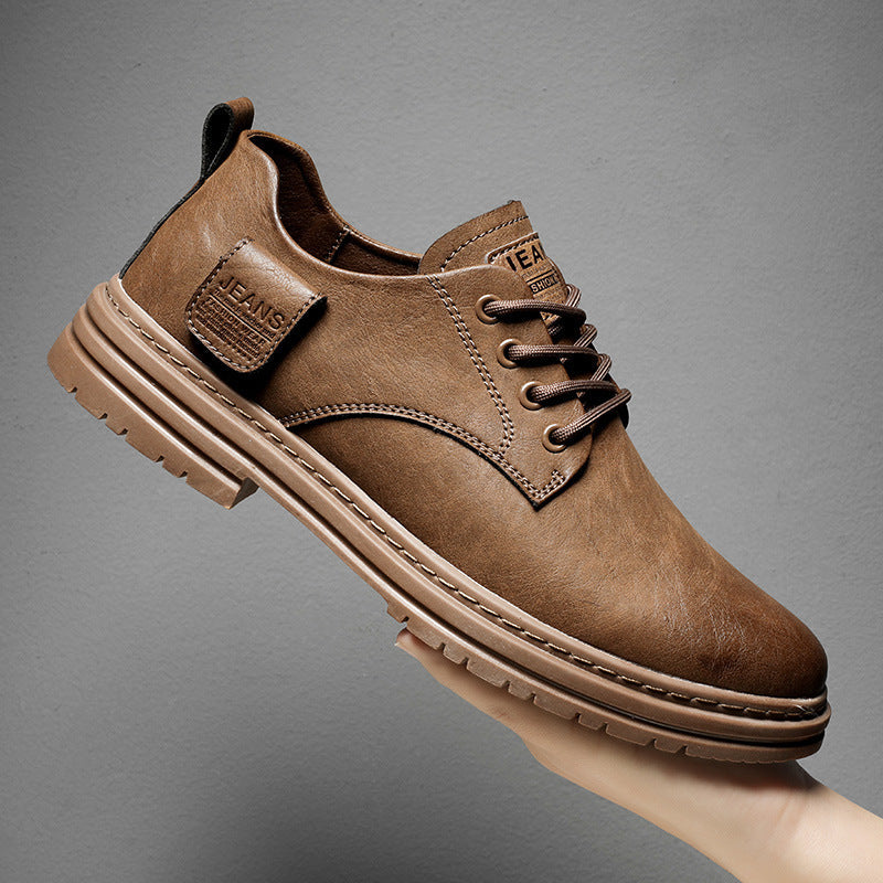 Damen Schnürschuhe Robust Leder Schuhe Heidi Stil