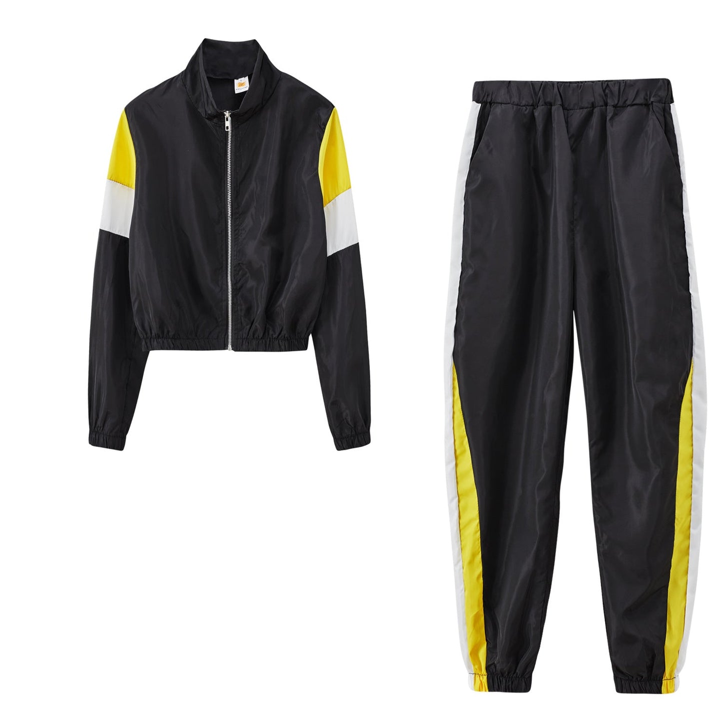 Damen Sportanzug Modern Farben Laufoutfit Fitness