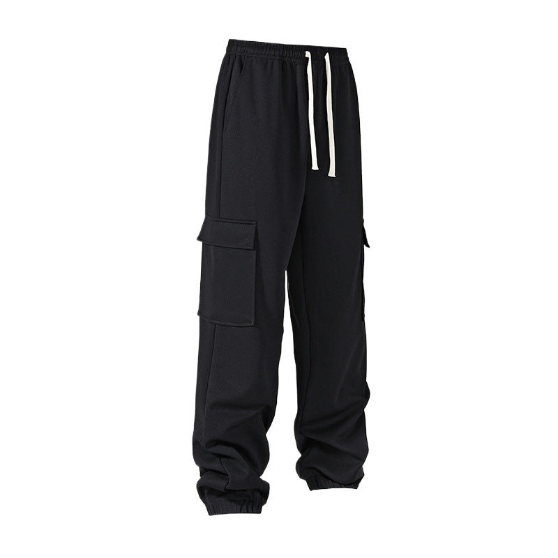 Herren Jogginghose Cargo-Style mit Seiten-Taschen Bequem