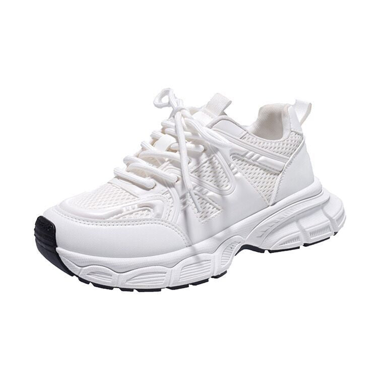 Damen Sneaker Sportlich Atmungsaktiv Dicksohlige Trendschuhe