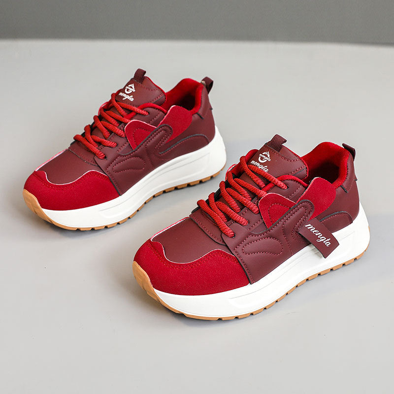 Damen Sneaker Bequem Dämpfung Weich