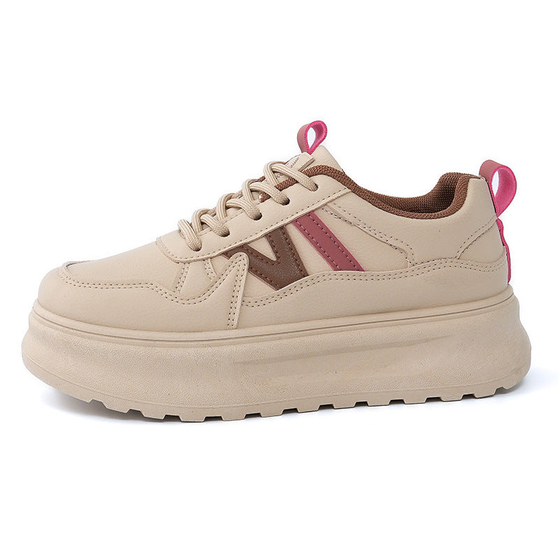 Damen Sneaker Sportlich Chunky Laufsohle Komfortabel