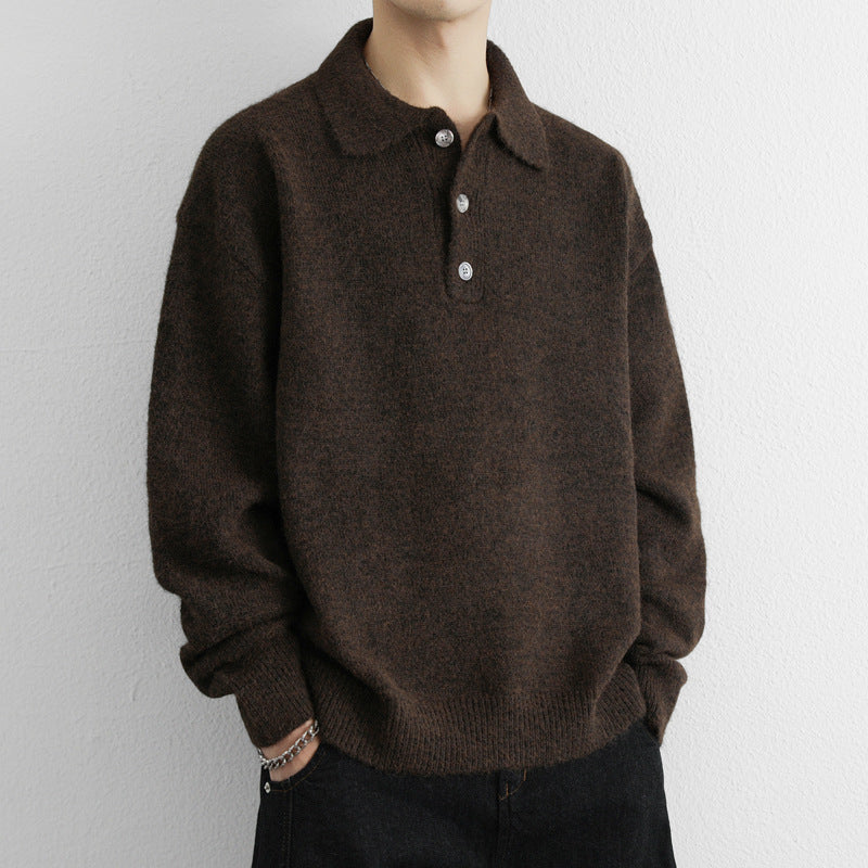 Herren Pullover Modern Kragen Casual