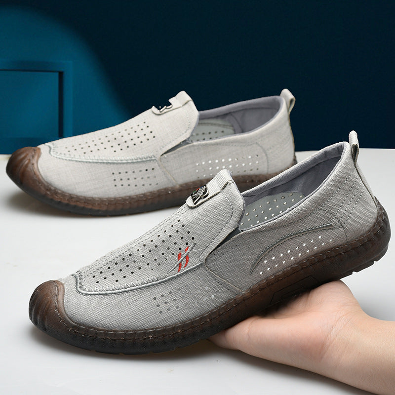 Damen Freizeitschuhe Atmungsaktiv Slip-On mit rutschfester Sohle
