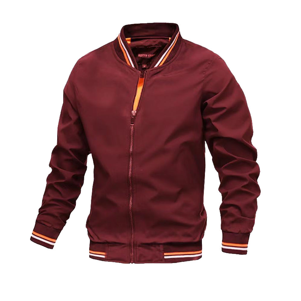 Leichte Bomberjacke Stehkragen Modern