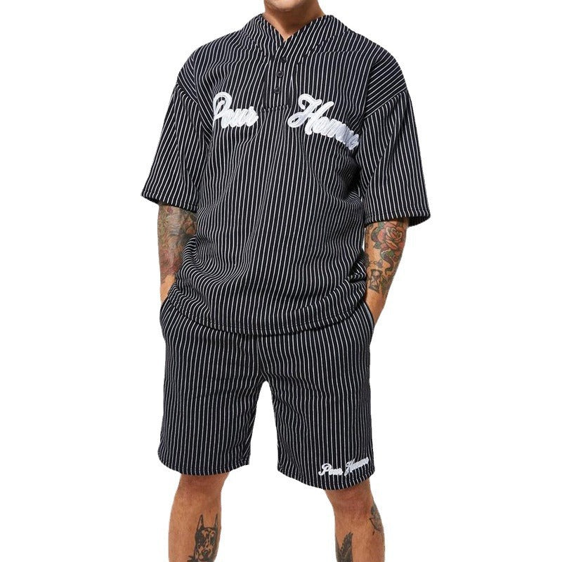Herren Freizeitanzug Kurzarm Modern Sportlich