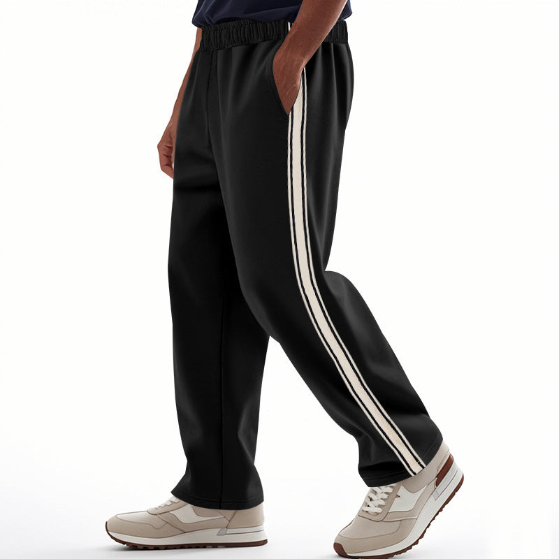 Herren Jogginghose Mit Streifen Elastisch Bequem