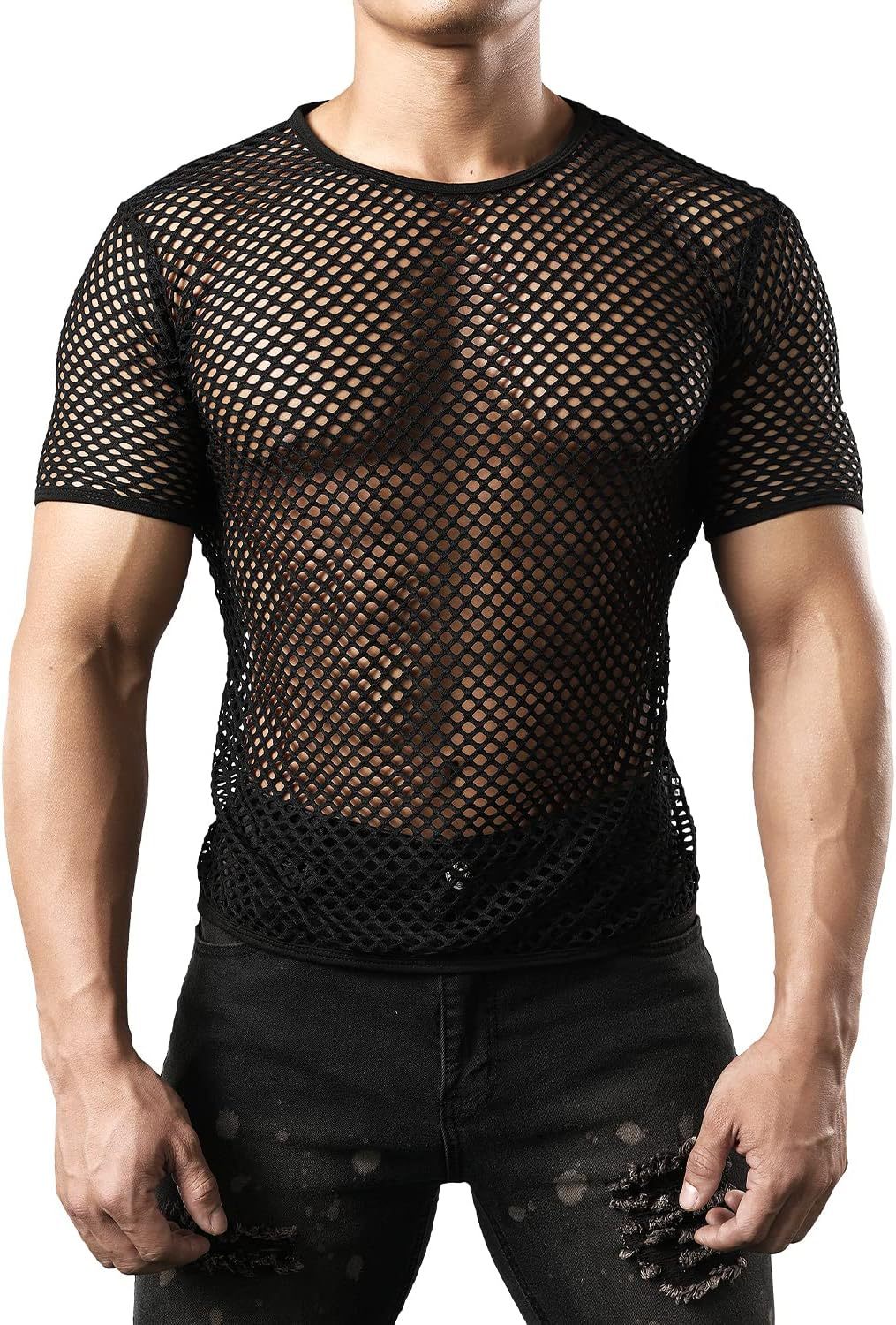 Herren Netzoberteil Modisch Hochwertig Elegant