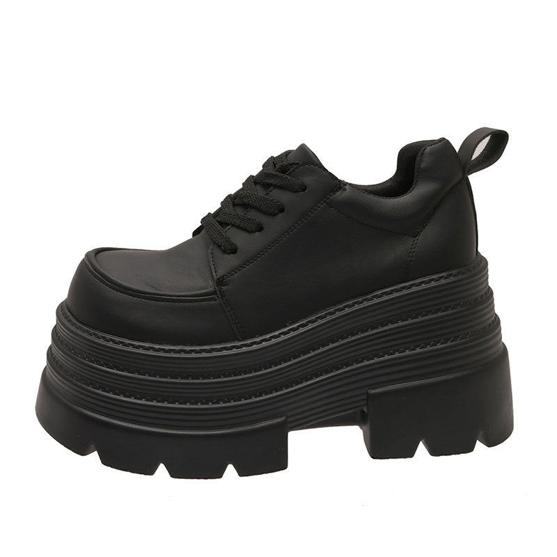 Damen Sneaker Hoch Keilabsatz Chunky Schuhe