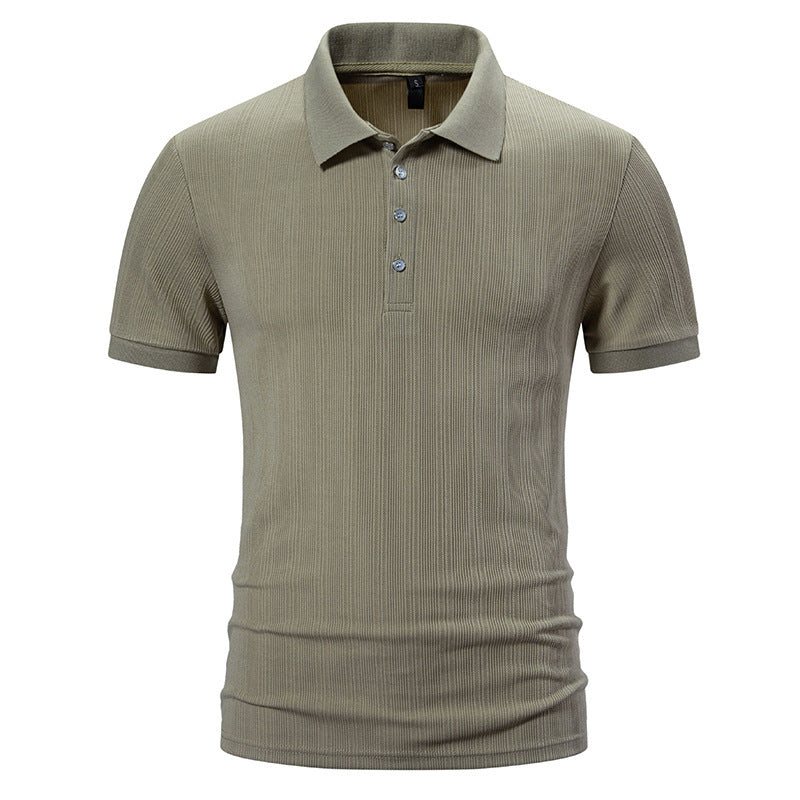 Herren Poloshirt Hochwertig Strukturiert Modern