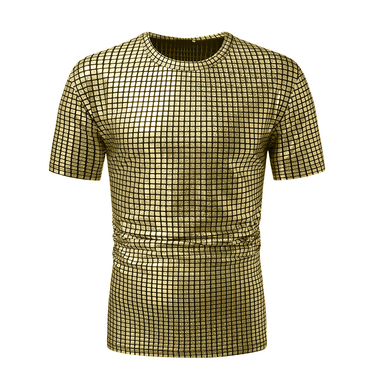 Modisches Herren T-Shirt Kurzarm mit schimmerndem Design