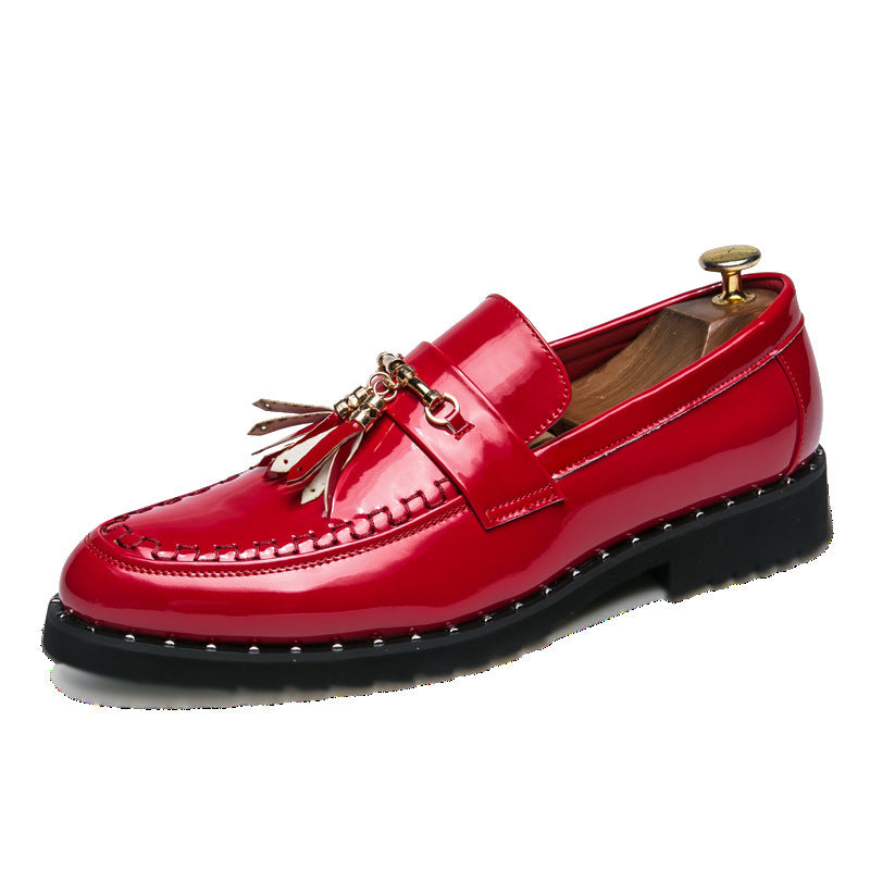 Damen Mokassins Elegante mit goldenen Nieten Schuhe Heidi Mode