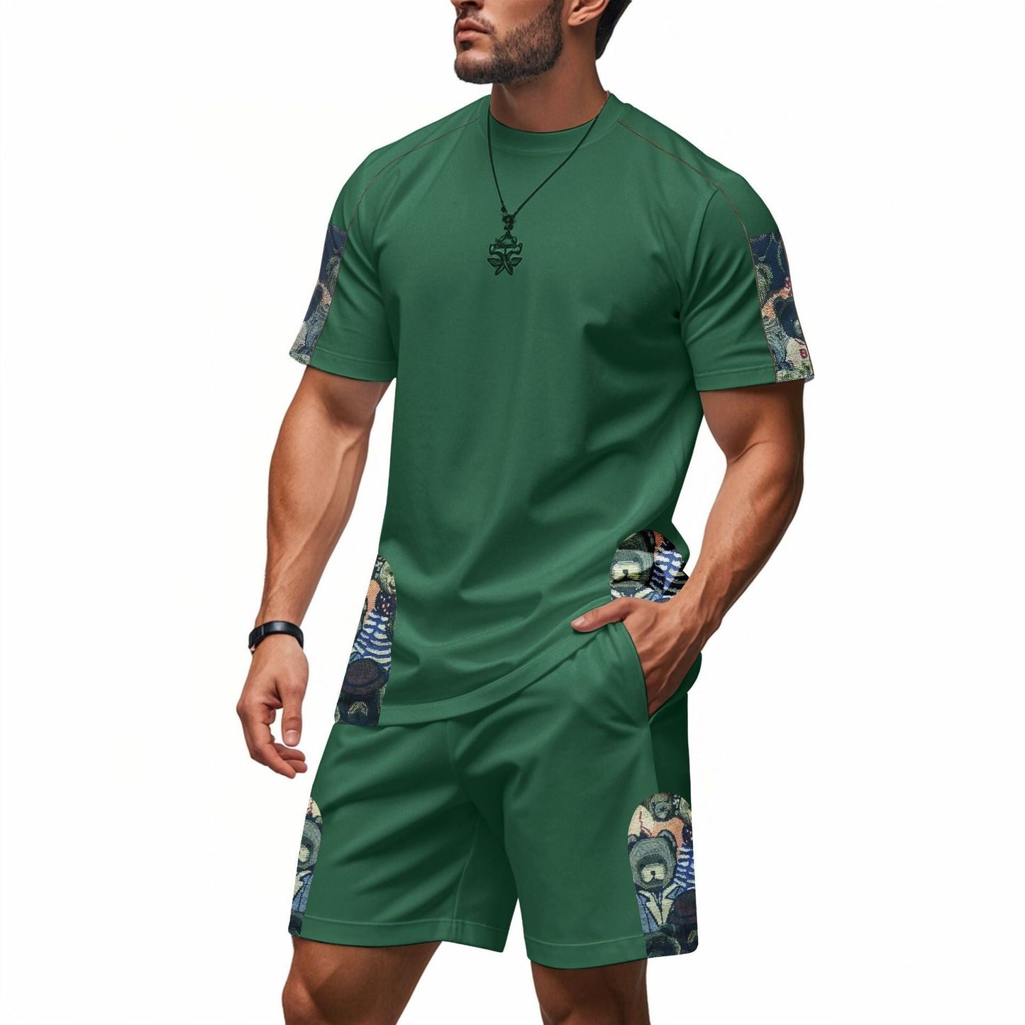 Herren Freizeitanzug Modern Locker Mit Muster