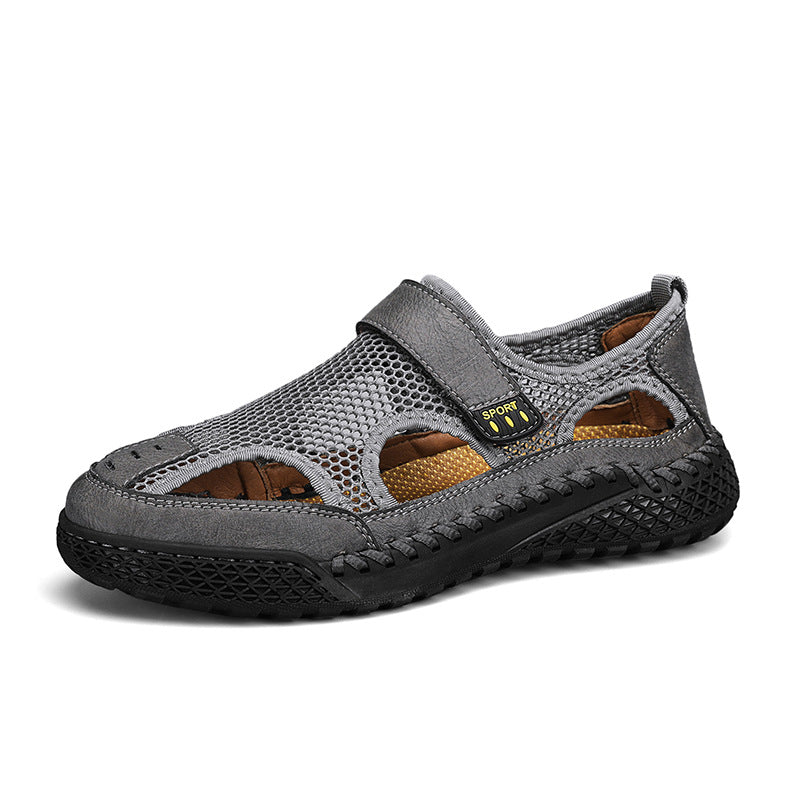 Herren Freizeitschuhe Atmungsaktiv mit verstellbarem Riemen bequem