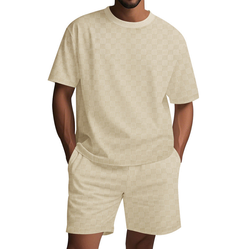 Herren Sport Set T-Shirt und Shorts Casual Athletisch