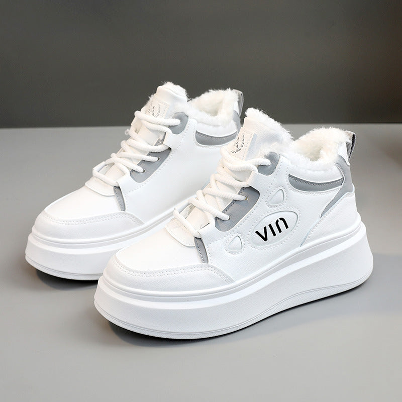 Damen Sneaker High-Top mit Weichem Innenfutter Robust